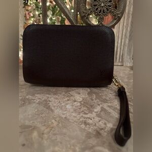 Louis Vuitton Brown baikal clutch wristlet